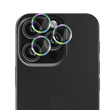 EFM Camera Lens Screen Armour for iPhone 16 Pro and 16 Pro Max - Rainbow
